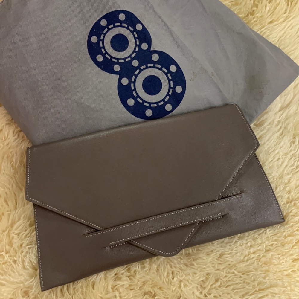 NWOT 100% Genuine Leather Clutch